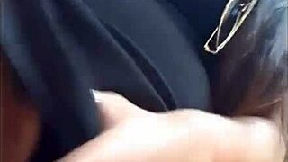 Brazilian girl fingers herself to orgasm in public park.