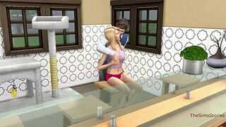 Hey, wanna see me bang my stepdaughter in the kitchen right by my wife?