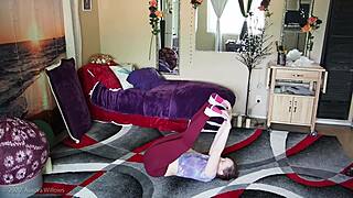 Redhead Fetish Lesson in Clothed Action