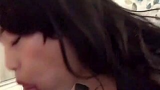 crossdresser sucks cock then gets ass fucked