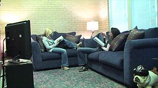 Watch me and sydney get fucked together with kissing and orgasms.