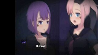 Watch Vel get her pussy fucked and filled with cum in hentai gameplay