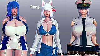 azur lane futa gets wild in hentai