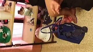 dope whore sucking big black cock