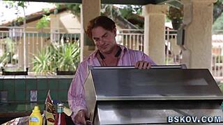 black teen stepsister shares stepbrother with white best friend in taboo pov