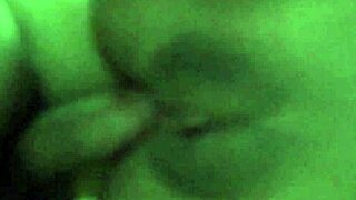 I visited my girlfriend but found her mother-in-law naked napping in the heat, so I recorded her but couldn't resist fucking her ass until she woke up already filled.