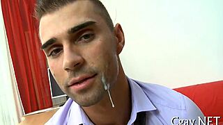 Watch this naughty gay guy sucking cock in a bawdy blowjob scene