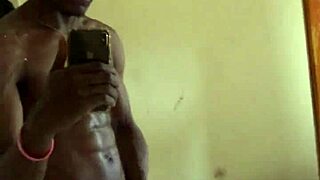 I stroke my meat in the mirror