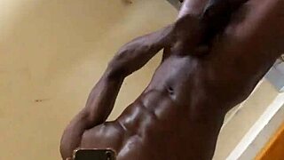 I stroke my meat in the mirror