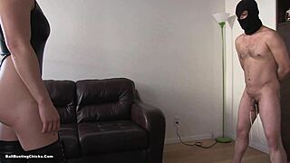 Femdom Devastation with Brutal Ball Kicking Action