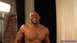 ebony kelly starr takes a huge facial after wild anal action