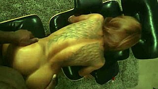 Glam babe gets intensely drilled doggystyle in Santa outfit.