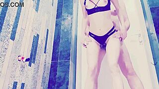 Horny blonde fucked and jizzed after school?