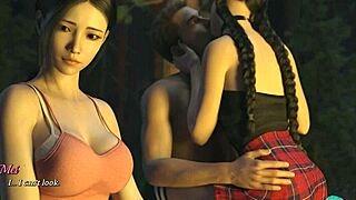 Horny Slut Shows Off Her Big Tits And Shaved Pussy In Roleplay