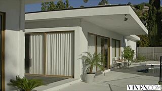 Tasha Reign engages in blowjob, doggystyle, missionary, and riding with her friend.