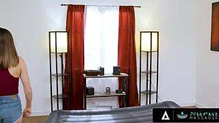 nurumassage leaves teen stunned, craving to ride client's massive girth after the session.