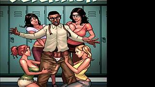 big dick nerd fucks college girl in detention