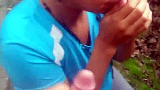 Excited In First Backyard Shoot With Colombian Teen Prostitute