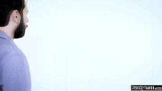 Stepteen prepares for the day with a buttplug