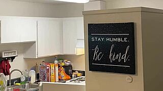 My sexy white maid flaunts her big tits and ass solo. 😘