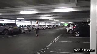 Unfaithful British mature Gill Ellis shows off her huge melons! 😍