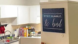 My sexy white maid flaunts her big tits and ass solo. 😘