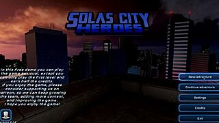Solas City Heroes Pornplay Hentai Game Ep 1 Fucked By Futa Thugs In The Street