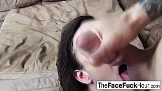 Jennifer Sucks His Cock And Balls