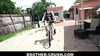 Little Stepbrother Teaches How To Suck And Ride Gently