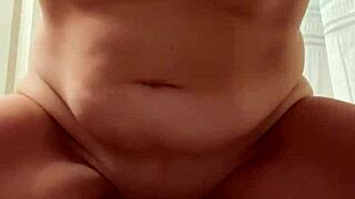 i'm fucking this cucumber like a nasty whore wife in our amateur kitchen