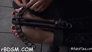 GAGGED HOTTY MADE TO SUBMIT WITH TOYS AND MASTURBATION!!