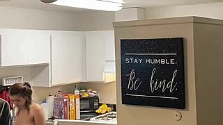 My sexy white maid flaunts her big tits and ass solo. 😘