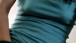 Dazzlingfacegirl starts by sucking, then jerks him while fingering herself, before riding his cock hard.