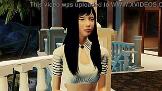 Whore Game Episode One! Asian Femdom Lesbian Fun!