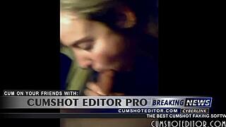 Amateur slut takes on a huge cock from behind