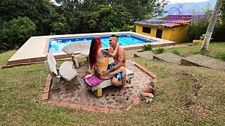 Glamping VIP 7: Daniclarkoficial Grabs Jazminowens' Big Ass In The Finca