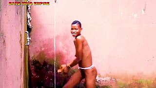 Slim Maria's Doggystyle Fuck in Local Ghetto