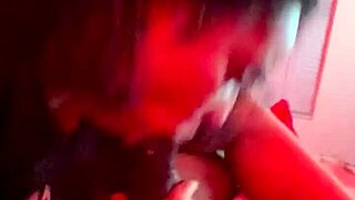 Step Sister Swallows Big Black Cock in POV