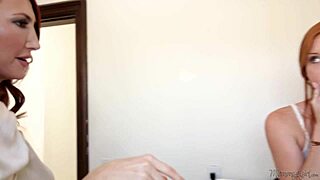 alex tanner and kendra james redheads licking pussy kissing fingering to orgasm