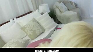 I caugh my petite blonde stepsister Velvet Rain in my room, and she confess her dirty intentions POV