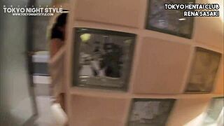 Tokyo night style rena sasaki at tokyo hentai club pt 2