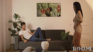 pretty teen 18+ gets sloppy blowjob and fucking from horny amateurs