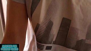 I pee on her ass while she sunbathes in full public view! What a daring thrill!