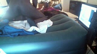 Damn, check this ebony milf's fat ass taking backshots!