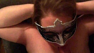 my wife getting a facial mask on