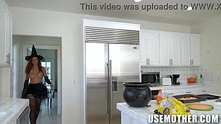 Cassie Del Isla and Elias Cash engage in trick or free use blowjob and pov sex with Josh Rivers in reality hardcore scene