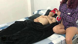 Stepsister Handcuffs Lying Stepbrother For Desire