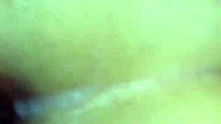 the step sister bends over for intense anal fucking in the bedroom scene