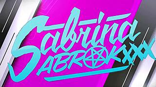 sabrina sabrok shows off her panties casually