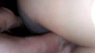 the step sister bends over for intense anal fucking in the bedroom scene